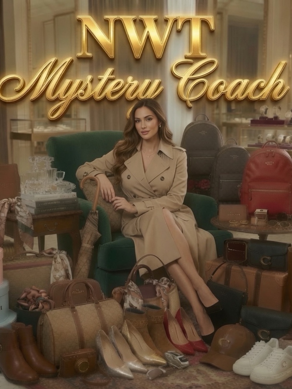 NWT Coach Mystery Retail Value of $110